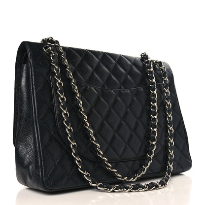 Chanel Caviar Quilted Maxi Double Flap Black 3 of 9