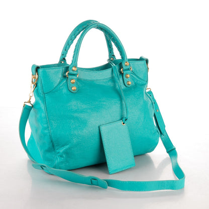 Balenciaga Agneau Giant 12 Gold Hardware Velo Bleu Tropical 3 of 7