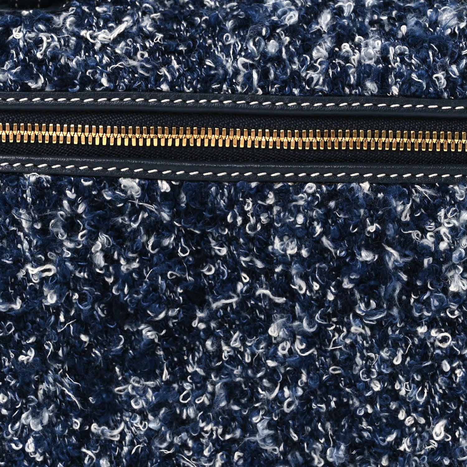 Loro Piana Silk Denim L19 Extra Pocket Pouch Navy 7 of 9