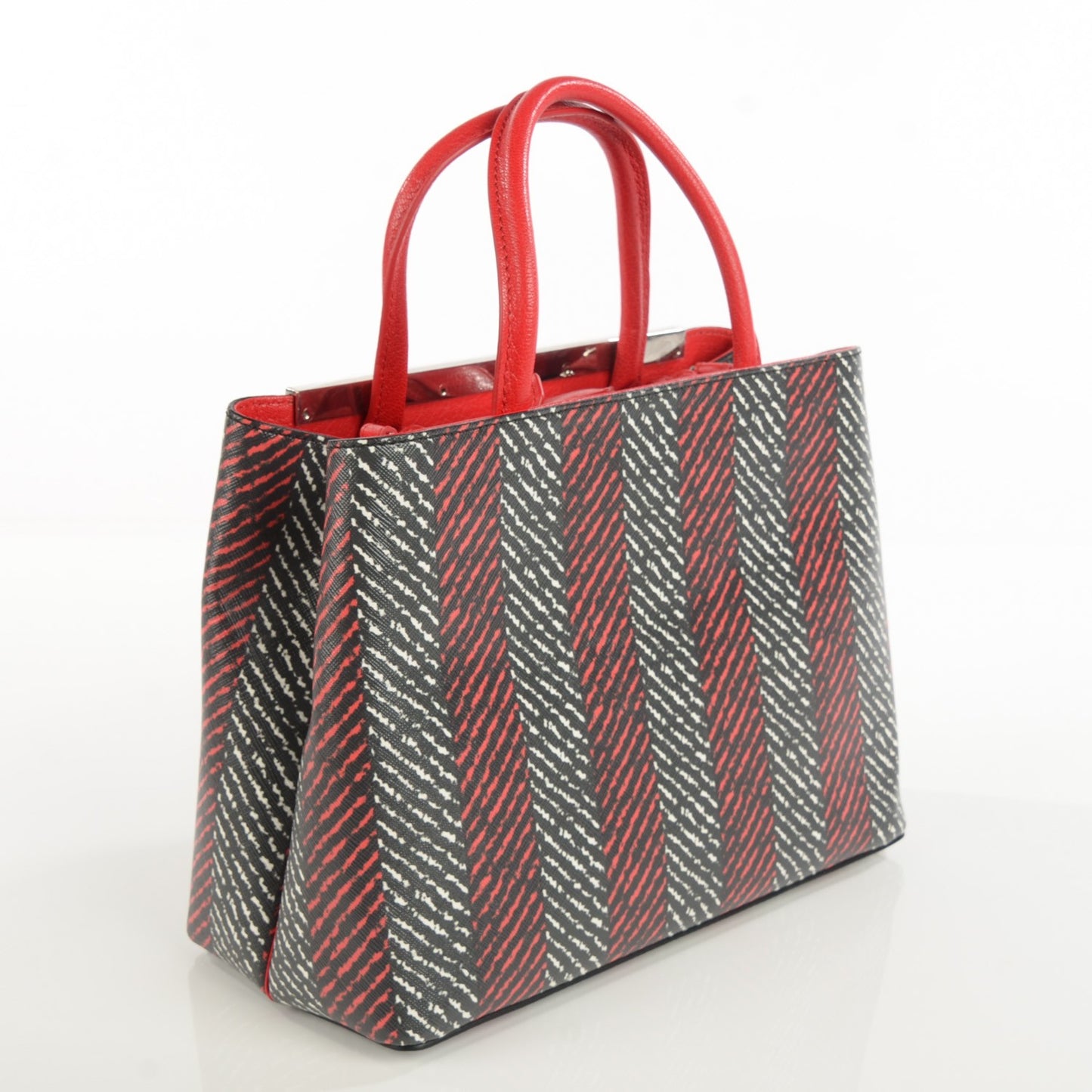 Vitello Elite Petite 2Jours Tote Papavero Rosso