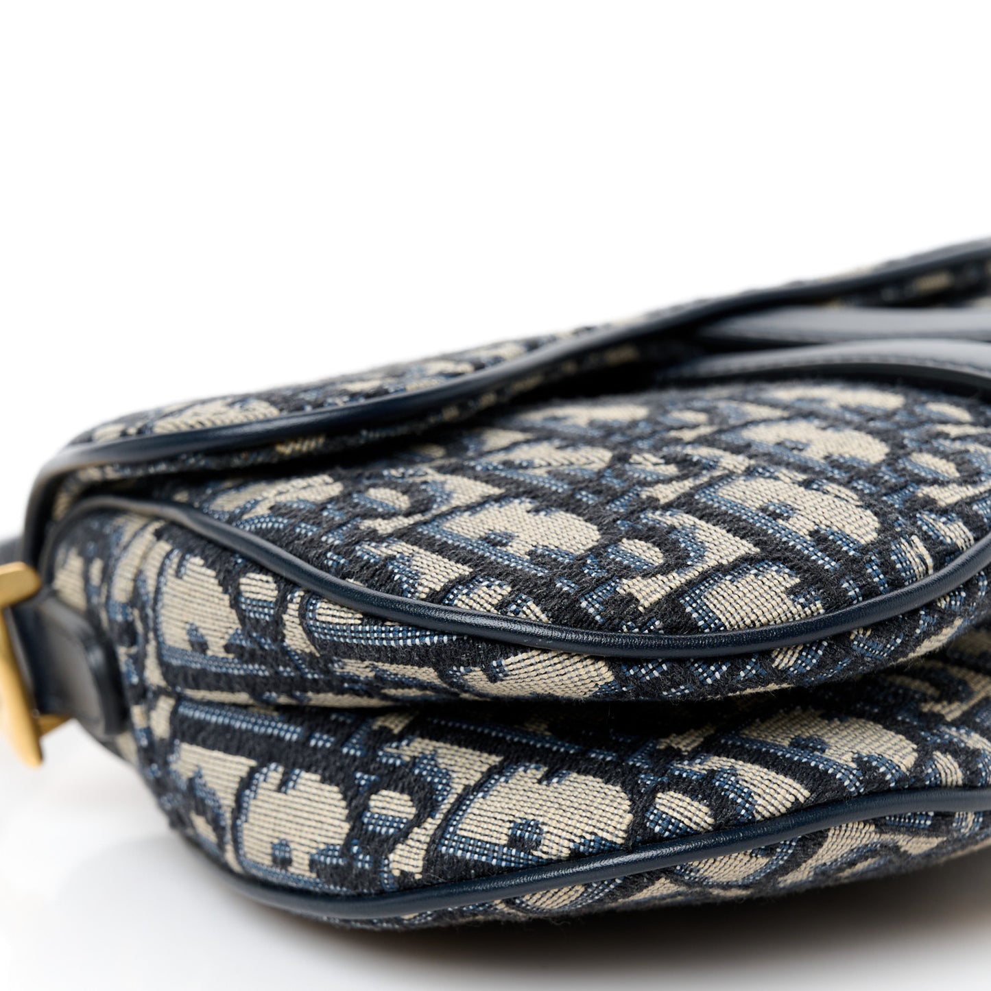 Oblique Mini Saddle Bag Blue