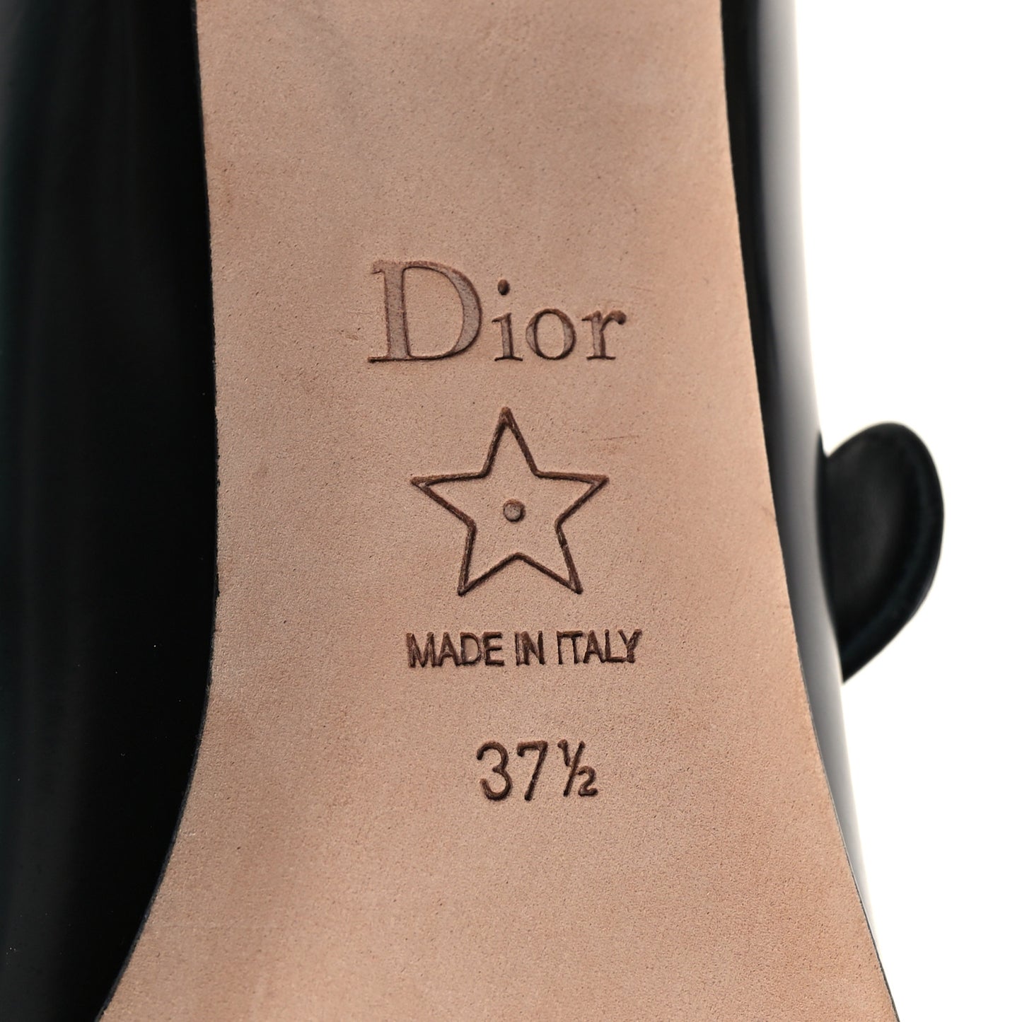 Brushed Calfskin Uniform 30mm Pumps 37.5 Black