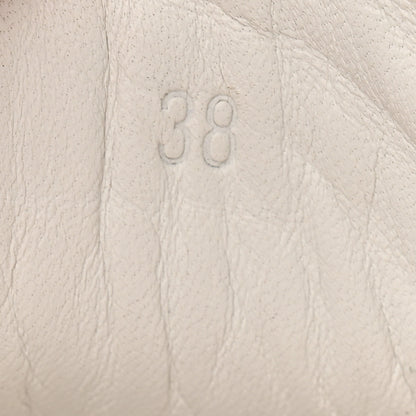 Hermes Technical Canvas Suede Goatskin Bouncing Sneakers 38 White Multicolor 8 of 12