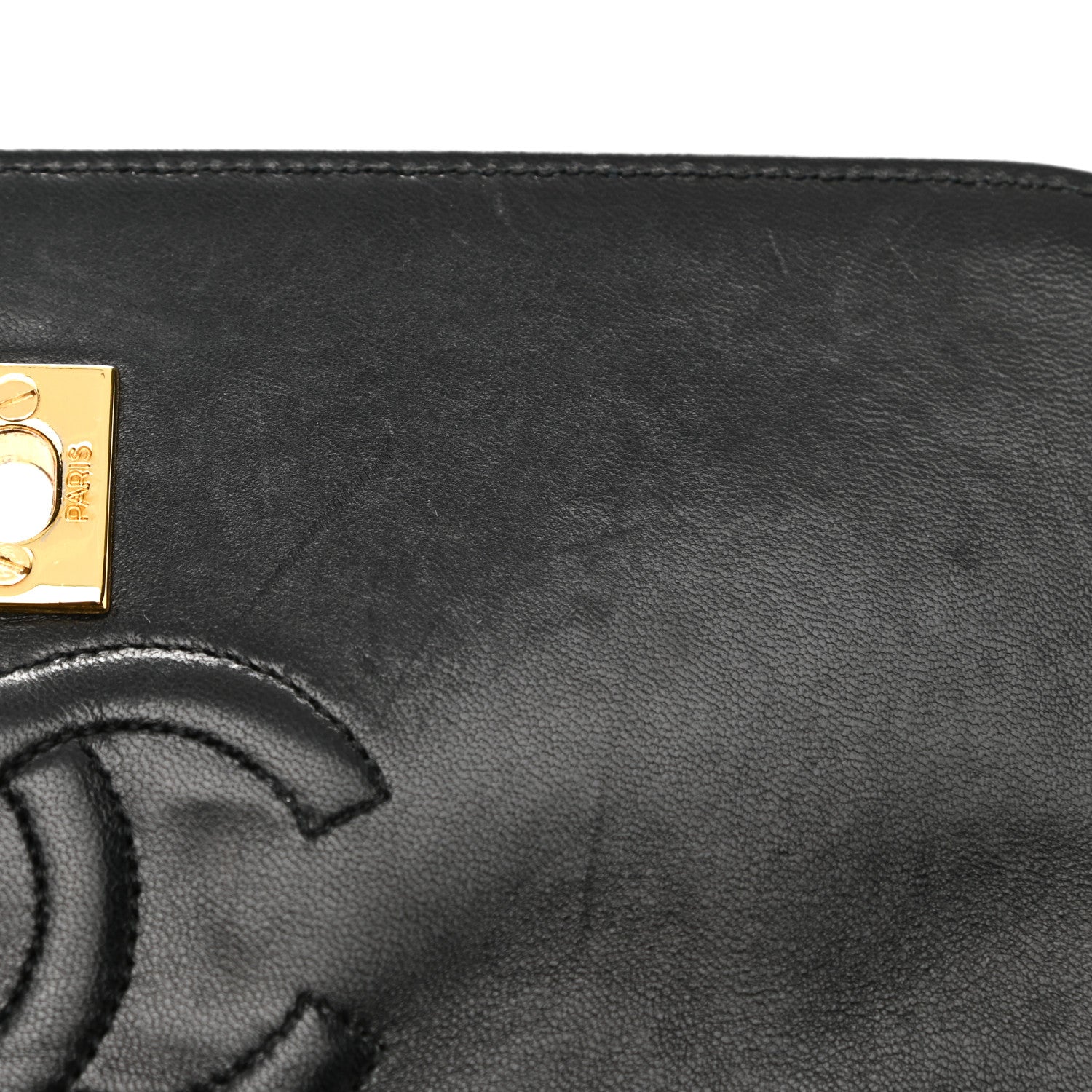 Chanel Lambskin Quilted Medium Single Flap Black 13 of 13