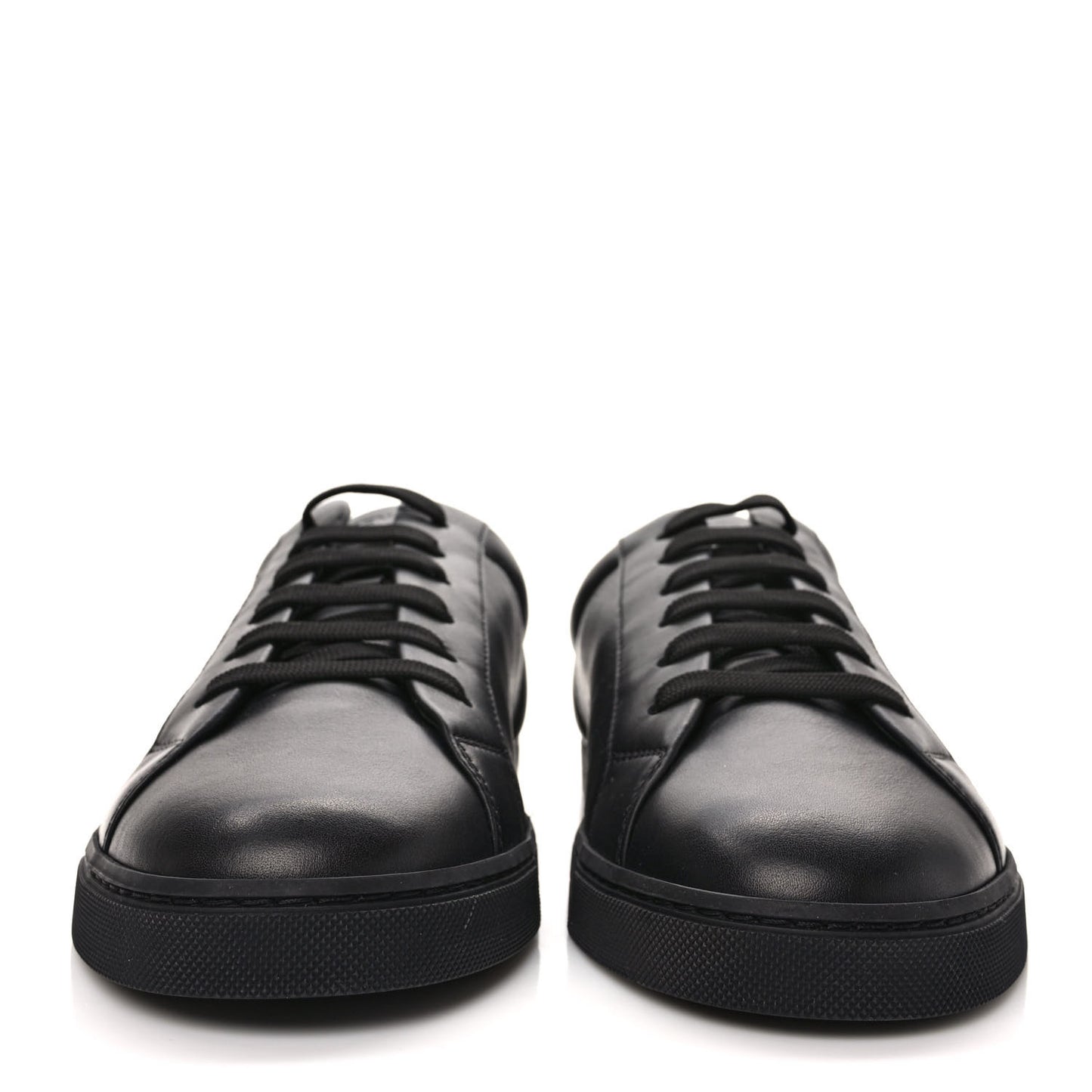 Vitello Karligraphy Embossed Low Top Sneakers 8 Black