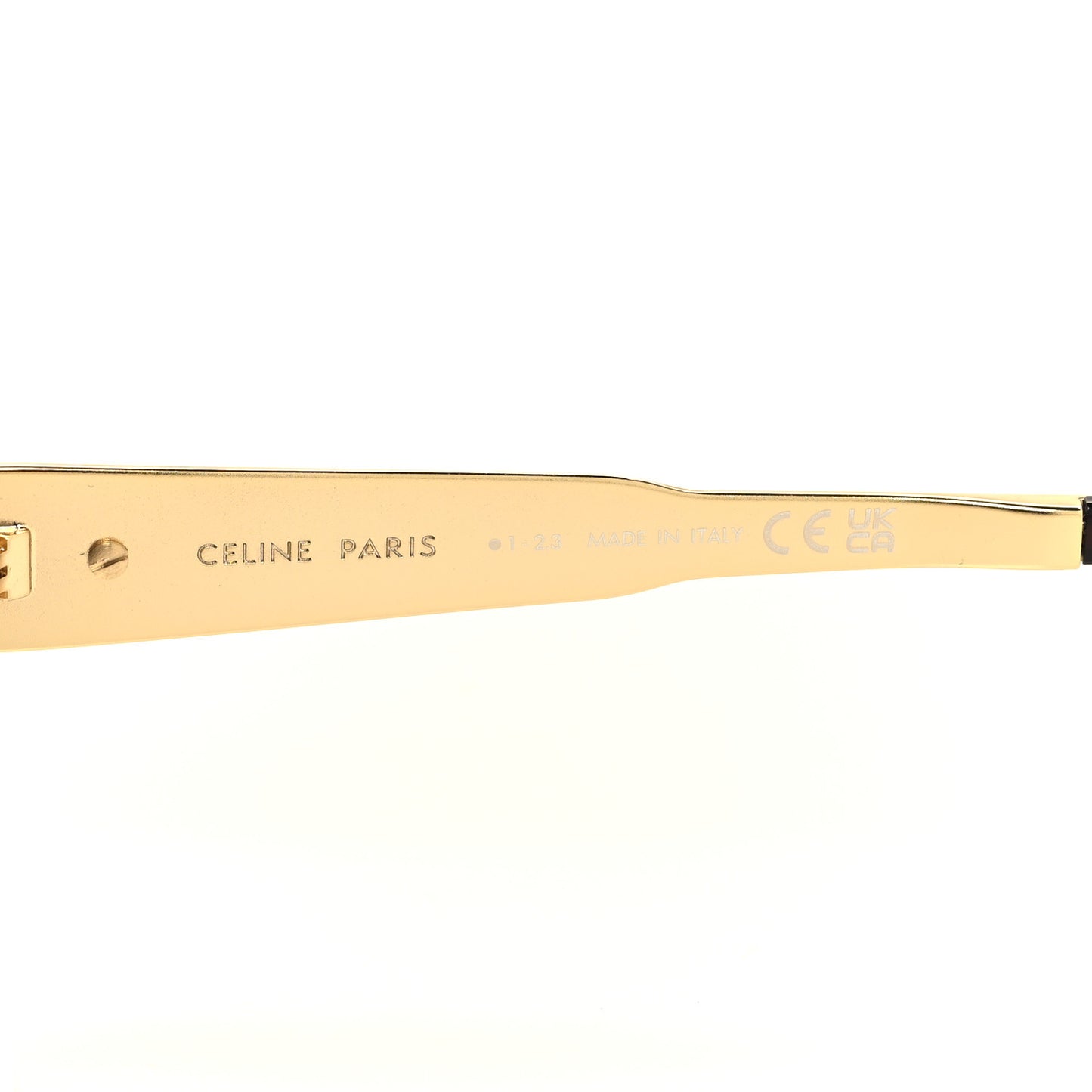 Metal Triomphe 01 Sunglasses CL40235U Gold Green