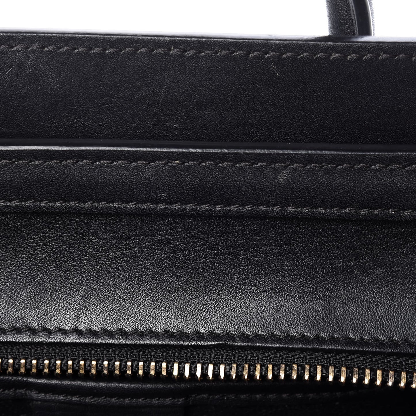 Smooth Calfskin Nano Luggage Black