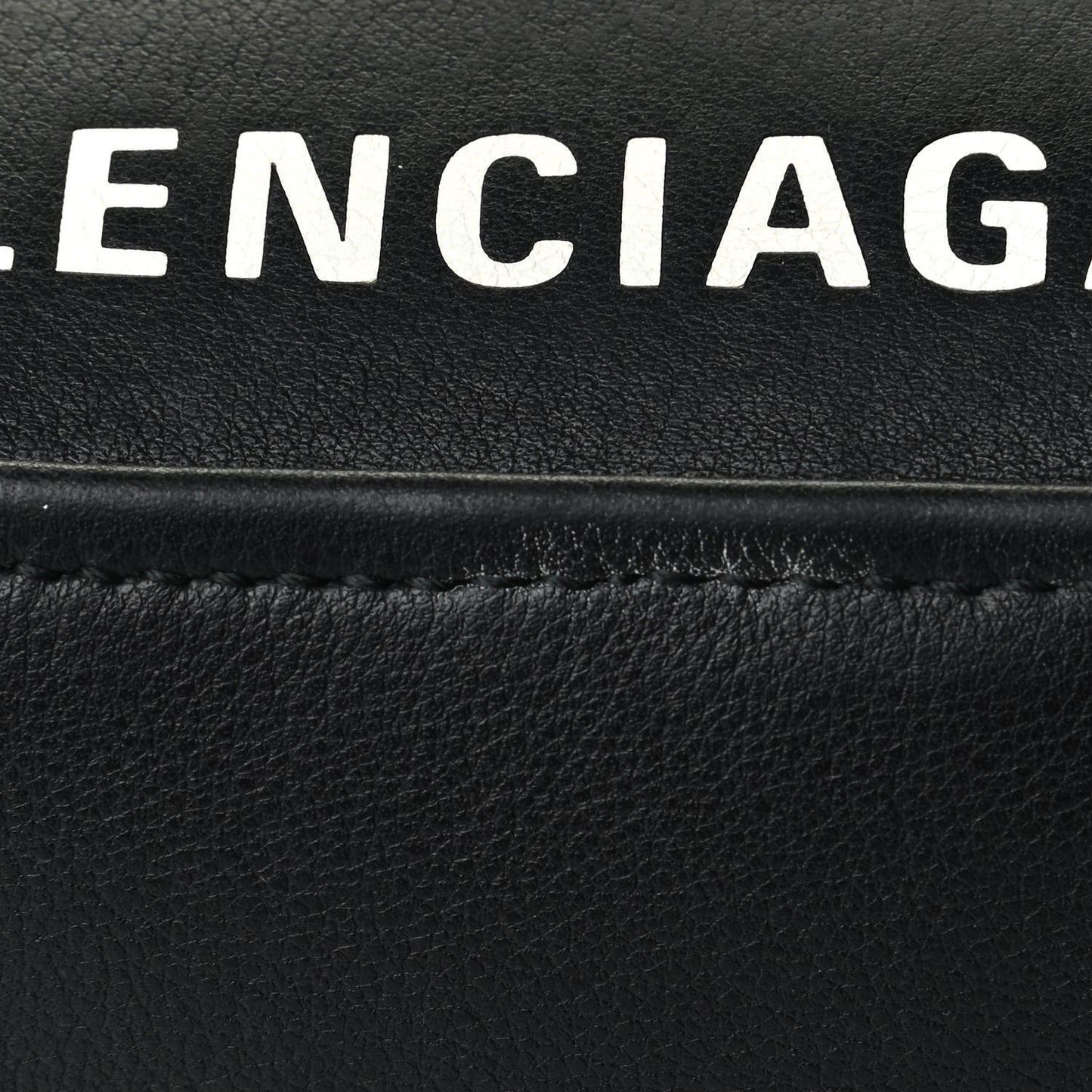 Calfskin XS Triangle Duffle Black