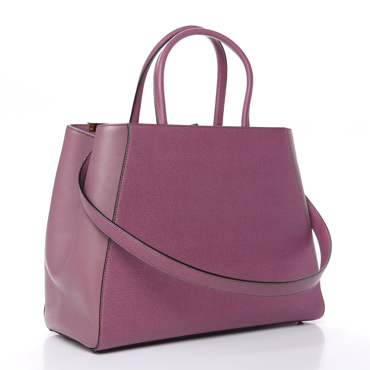 Vitello Elite Flamingo Regular 2Jours Tote Lilla Glicine