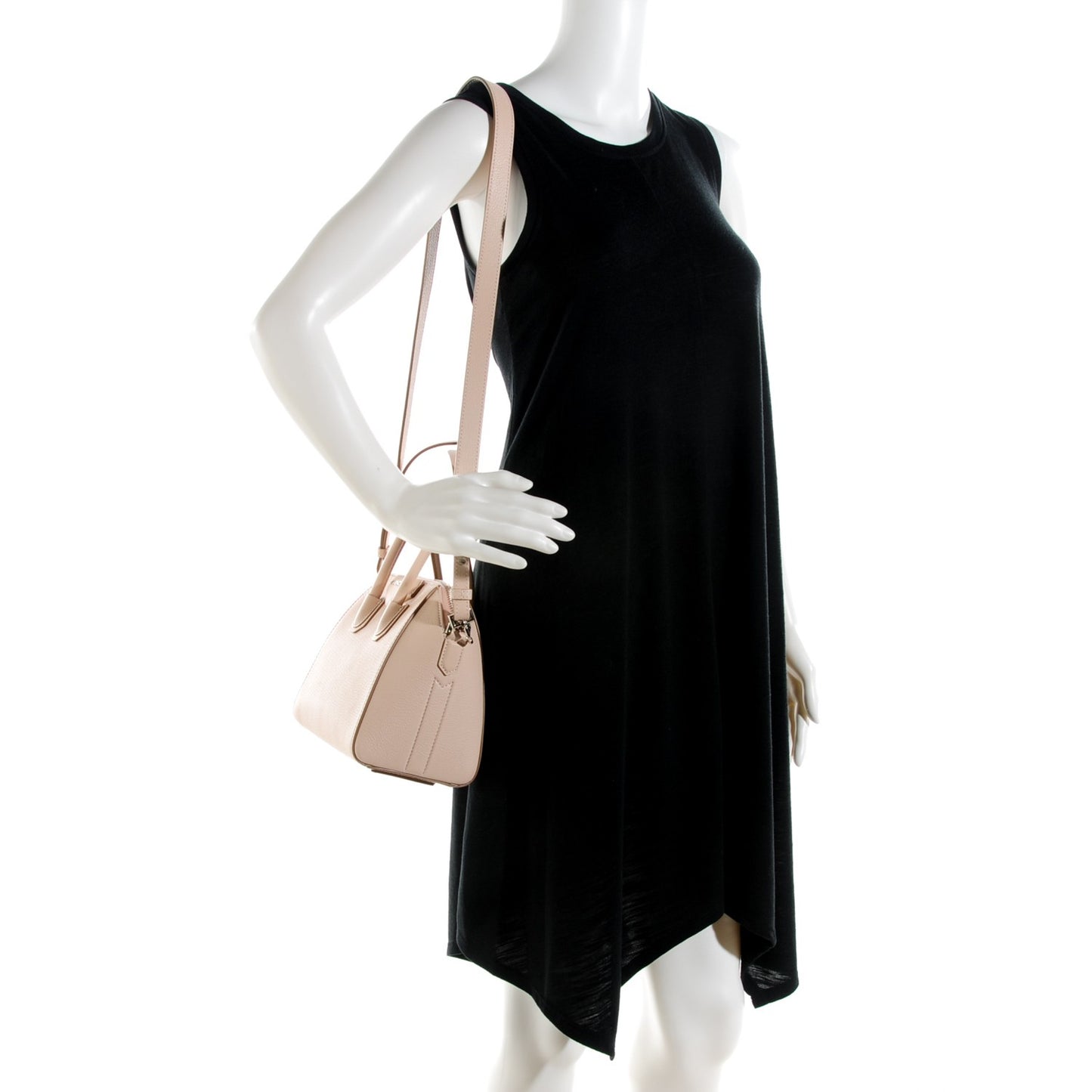 Sugar Goatskin Mini Antigona Nude Pink