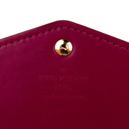 Louis Vuitton Vernis Sarah Wallet NM Magenta 6 of 7
