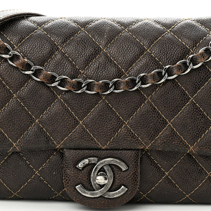 Chanel Iridescent Caviar Quilted Small Chic Flap Brown 8 of 12