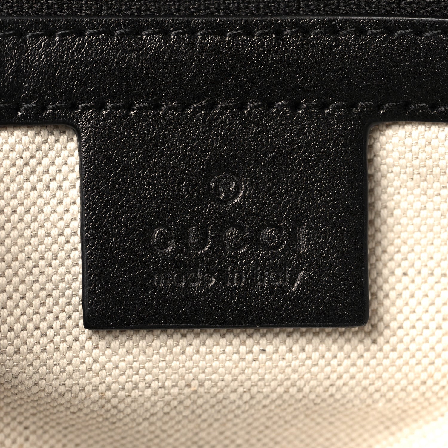 Gucci Calfskin GG Tennis Embossed Backpack Black 6 of 10