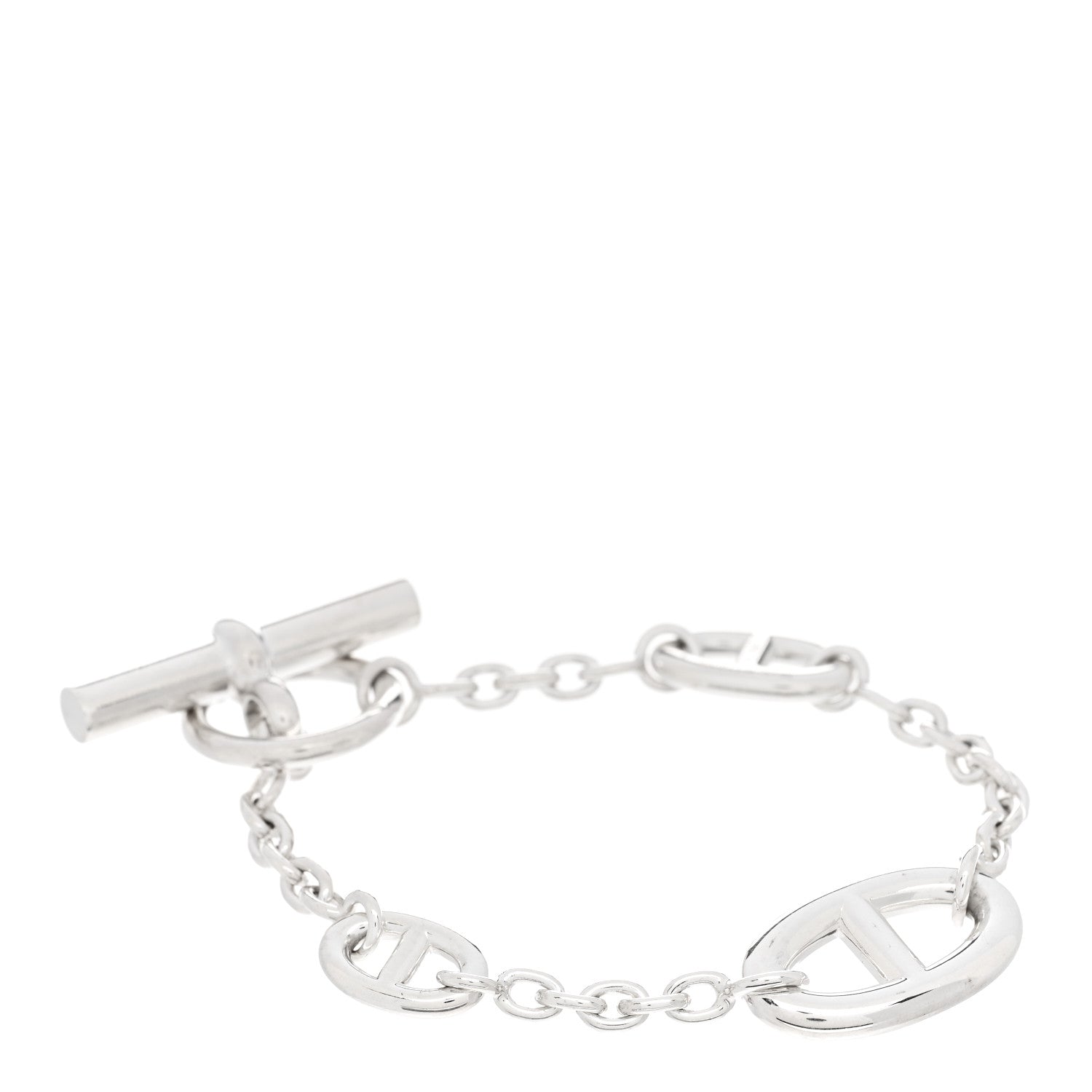 Hermes Sterling Silver Farandole Bracelet 1 of 4
