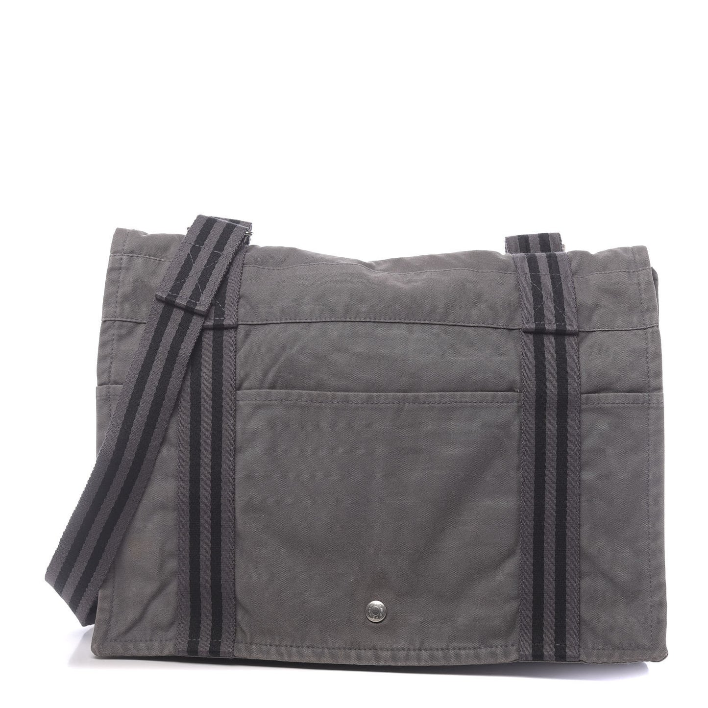 Canvas Herline Messenger Bag Grey