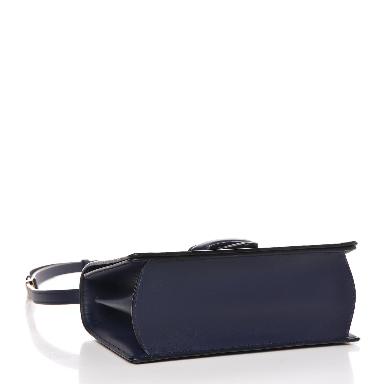 Loewe Calfskin Stitches Barcelona Shoulder Bag Blue 4 of 8