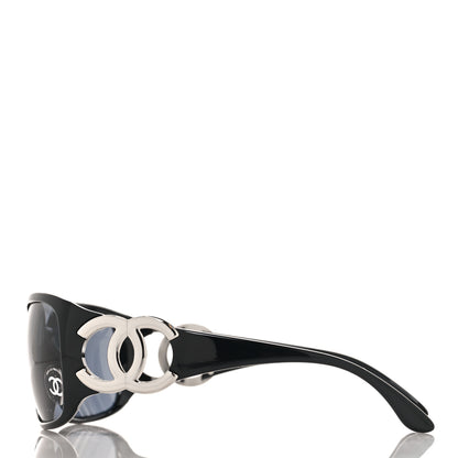 Chanel Acetate CC Sunglasses 6014 Black 3 of 7