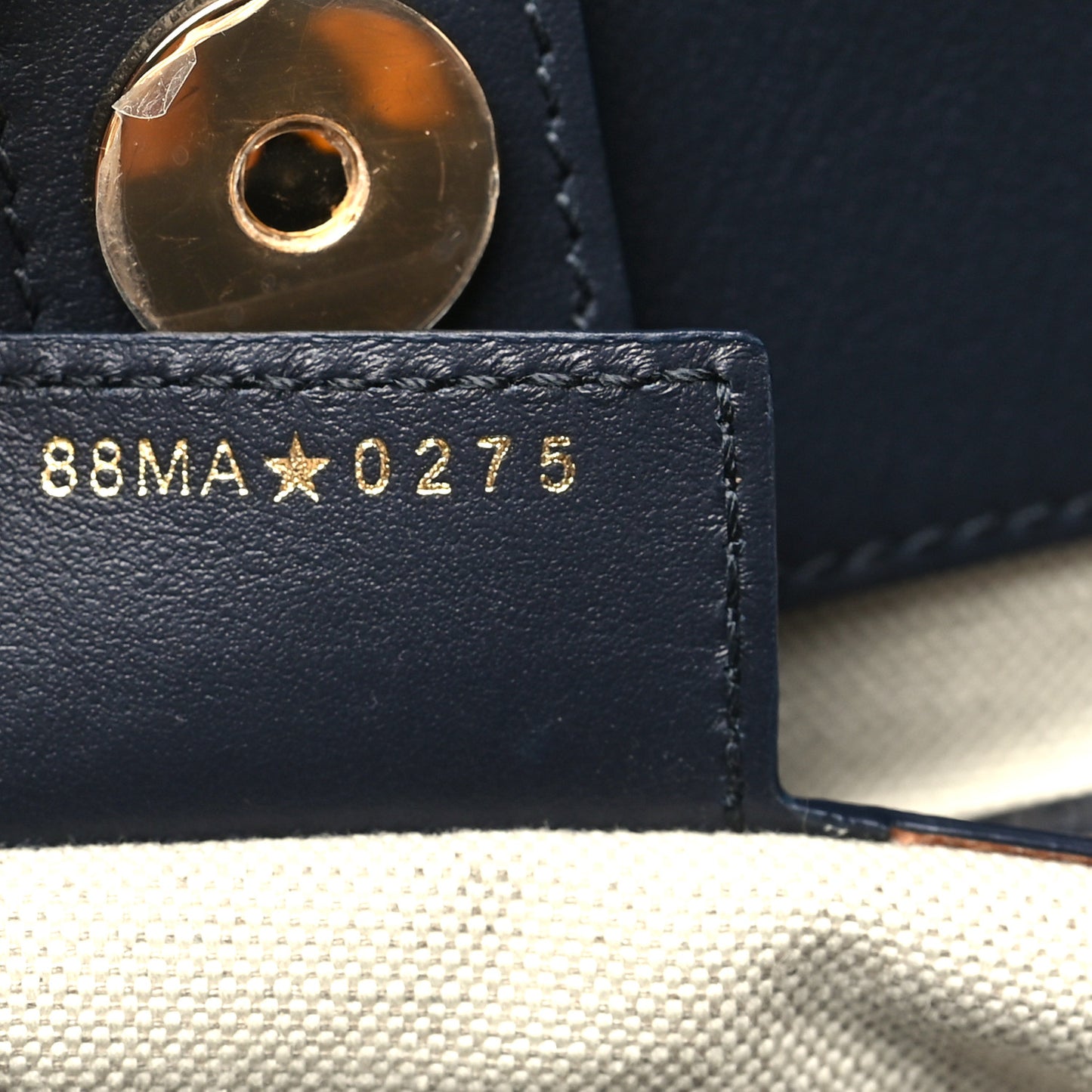 Oblique Bucket Bag Blue
