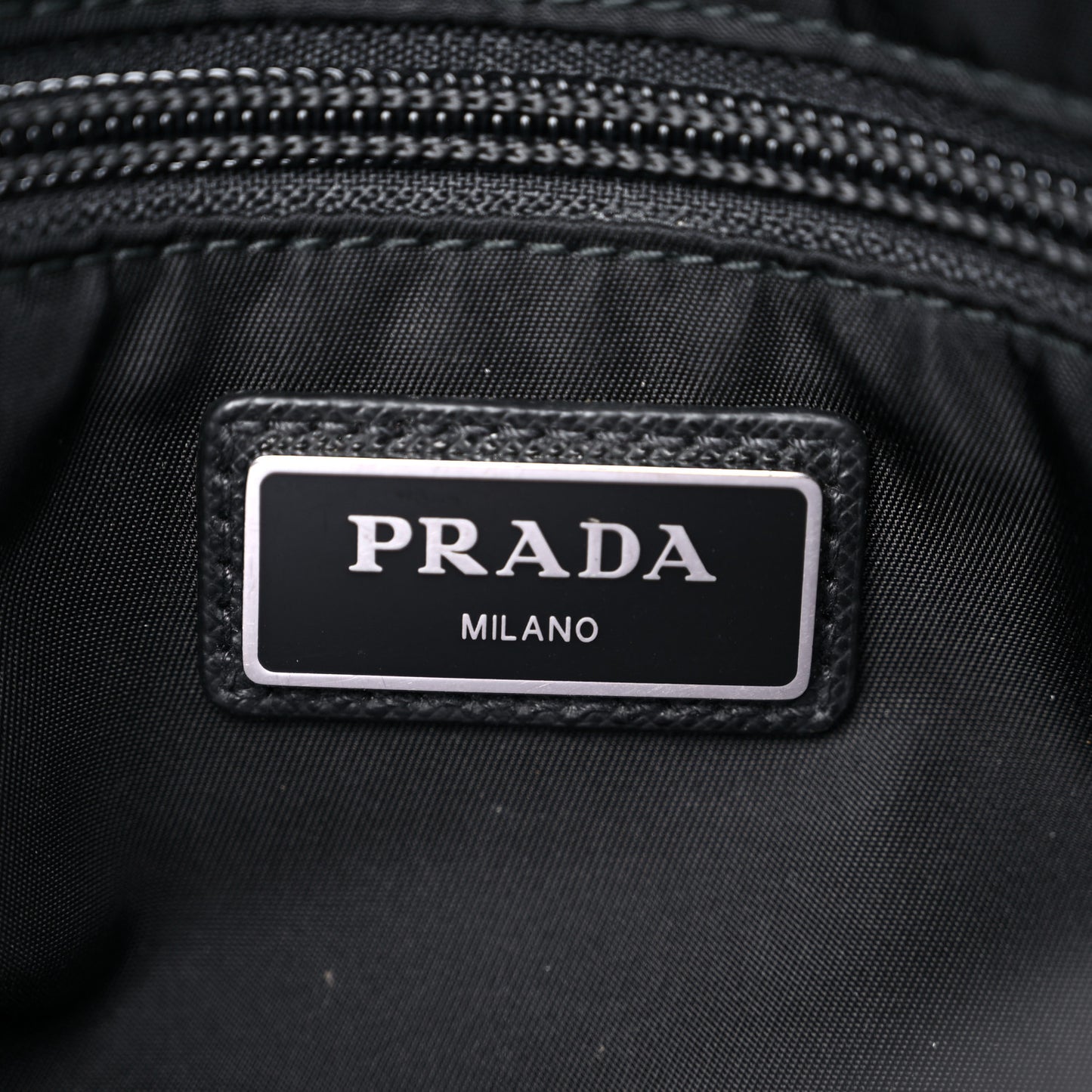 Tessuto Nylon Messenger Bag Black