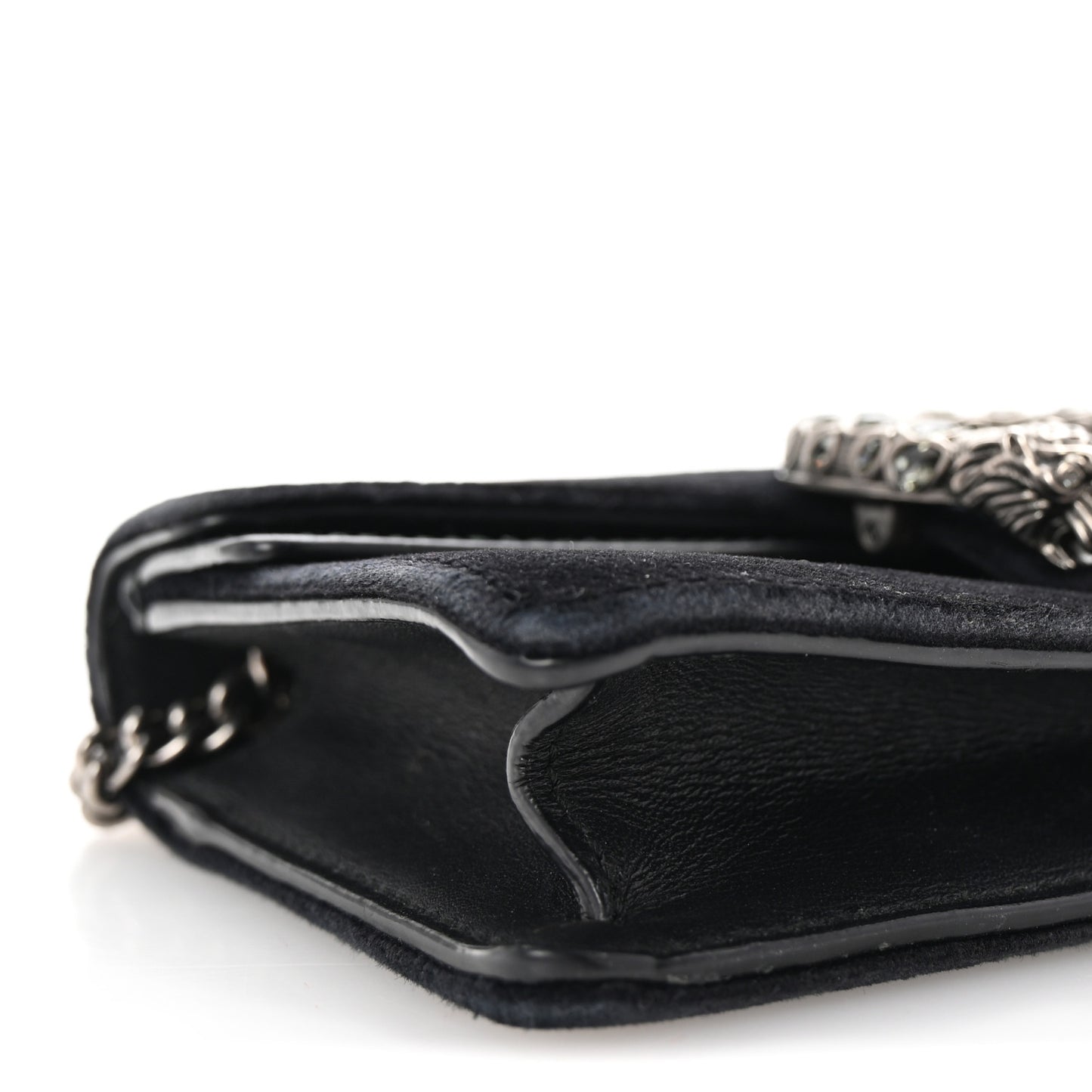 Velvet Super Mini Dionysus Shoulder Bag Black