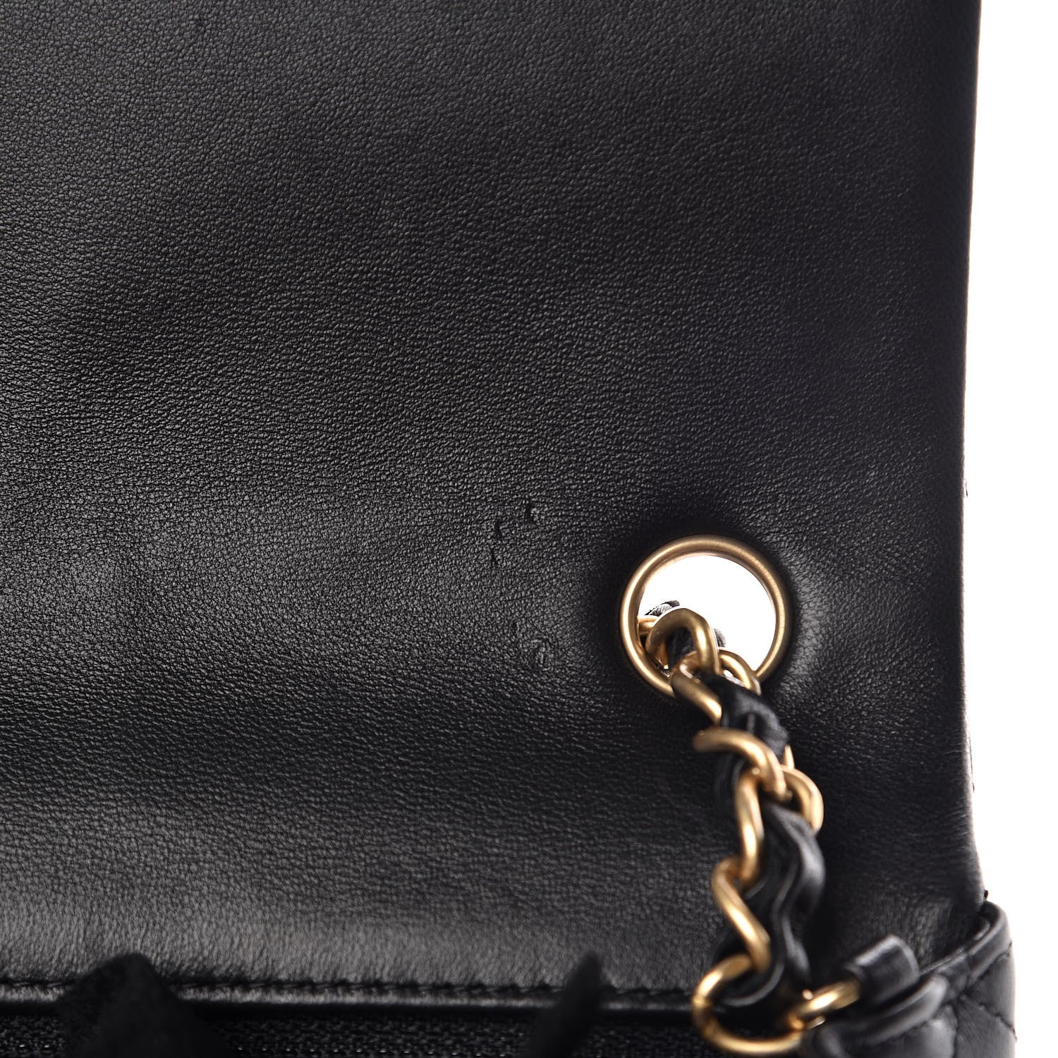 Chanel Lambskin Quilted Mini Rectangular Flap Black 13 of 16