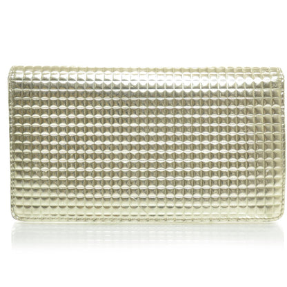 Chanel Leather Large CC Wallet Metallic Gold 2 of 10