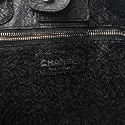 Chanel Caviar Stitched Medium Lady Coco Shopping Tote Black 6 of 10