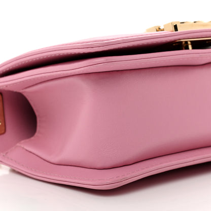 Chanel Calfskin Chevron Quilted Mini Boy Flap Pink 9 of 10