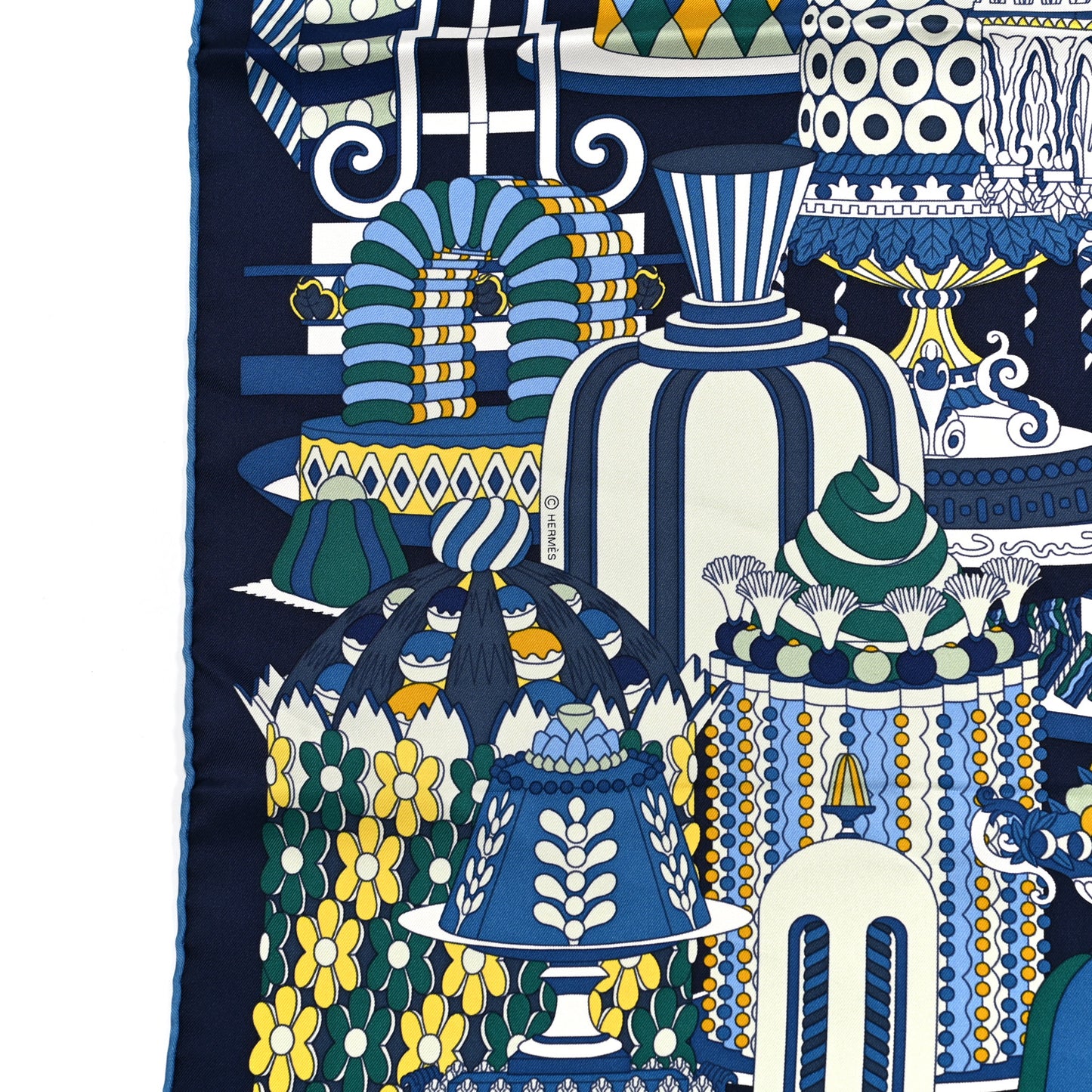 Silk La Patisserie Francaise Scarf 90