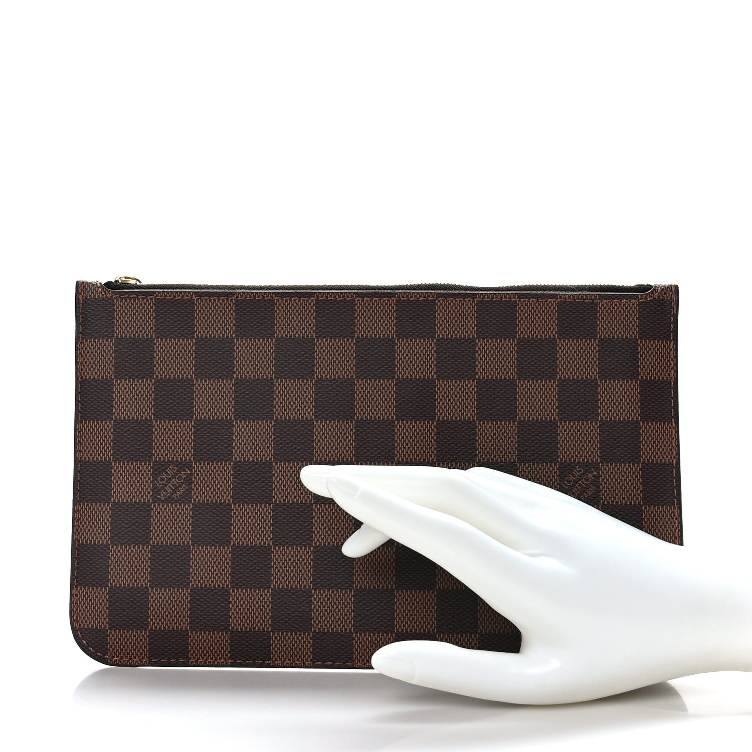 Louis Vuitton Damier Ebene Neverfull MM GM Pochette 2 of 6