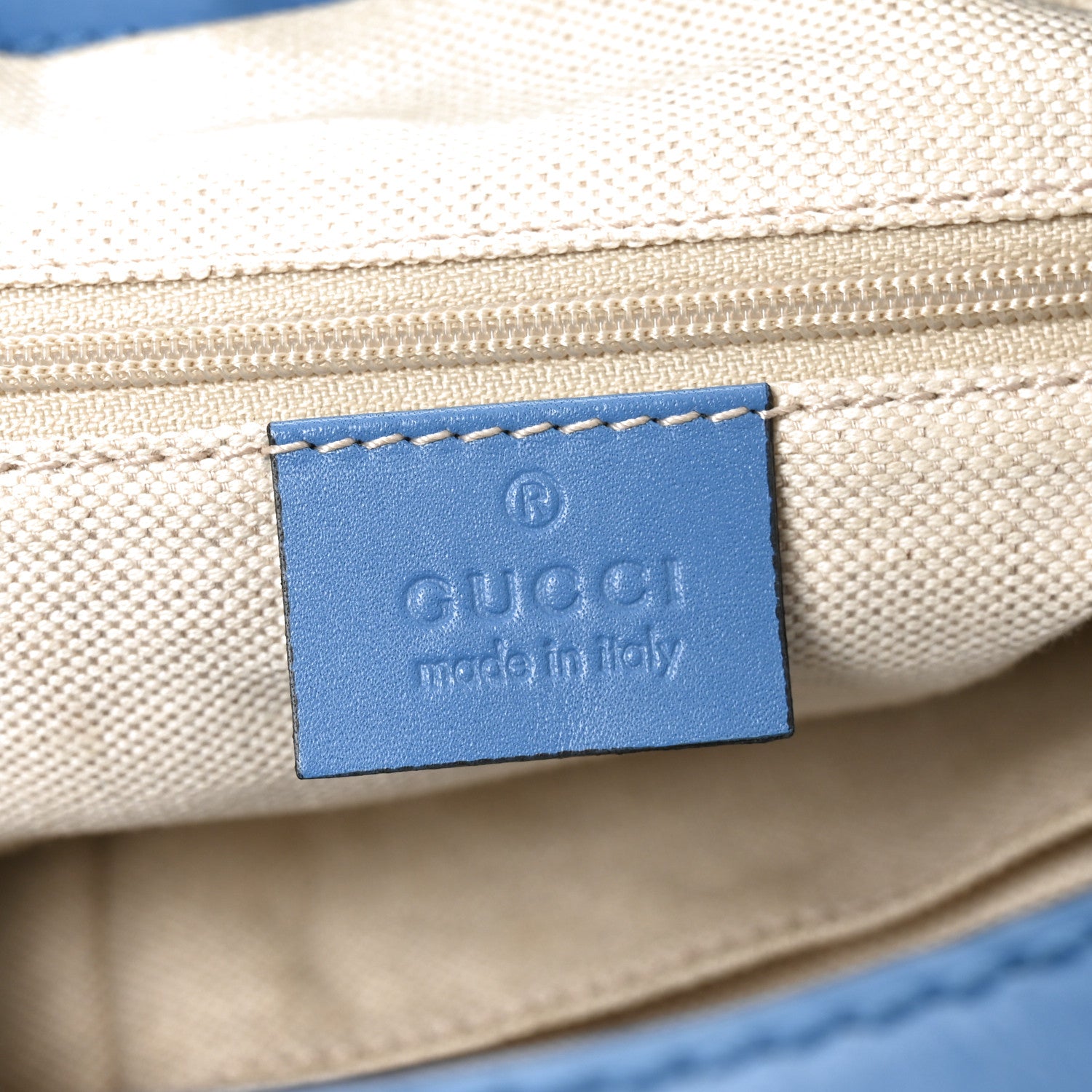 Gucci Monogram Medium Sukey Hobo Blue 6 of 10