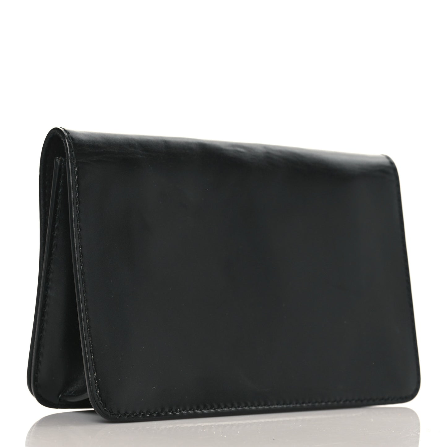 Smooth Calfskin Dio(r)evolution Flap Clutch Black