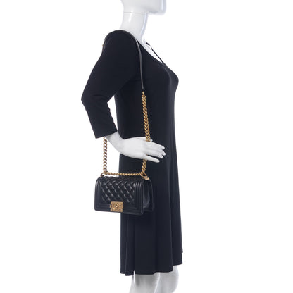Chanel Caviar Quilted Small Boy Flap Black 2 of 11