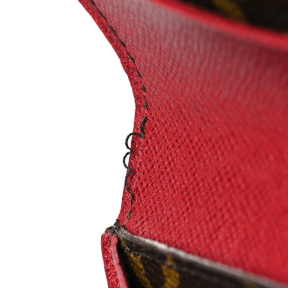 Louis Vuitton Monogram Emilie Wallet Rouge 11 of 12