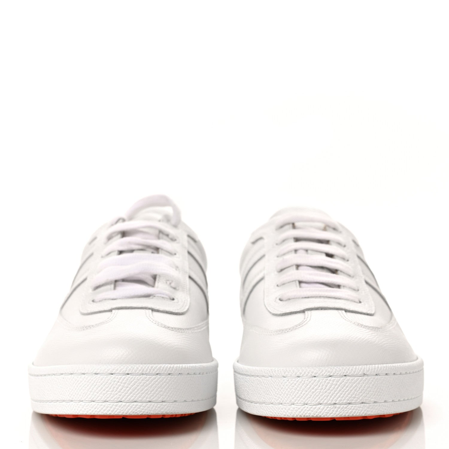 Hermes Epsom Mens Boomerang Sneakers 43 White 2 of 8