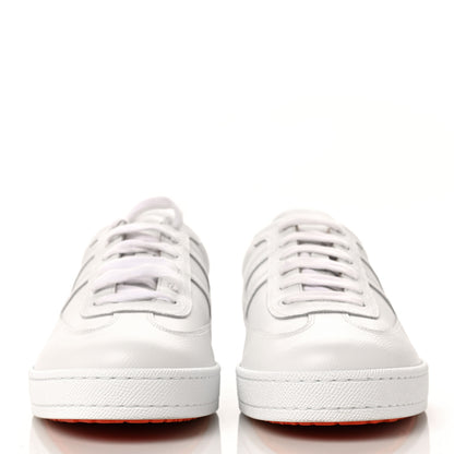 Hermes Epsom Mens Boomerang Sneakers 43 White 2 of 8