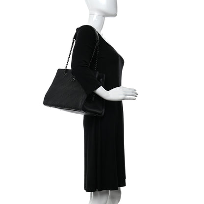 Chanel Calfskin Propeller Shopping Tote Black 2 of 11