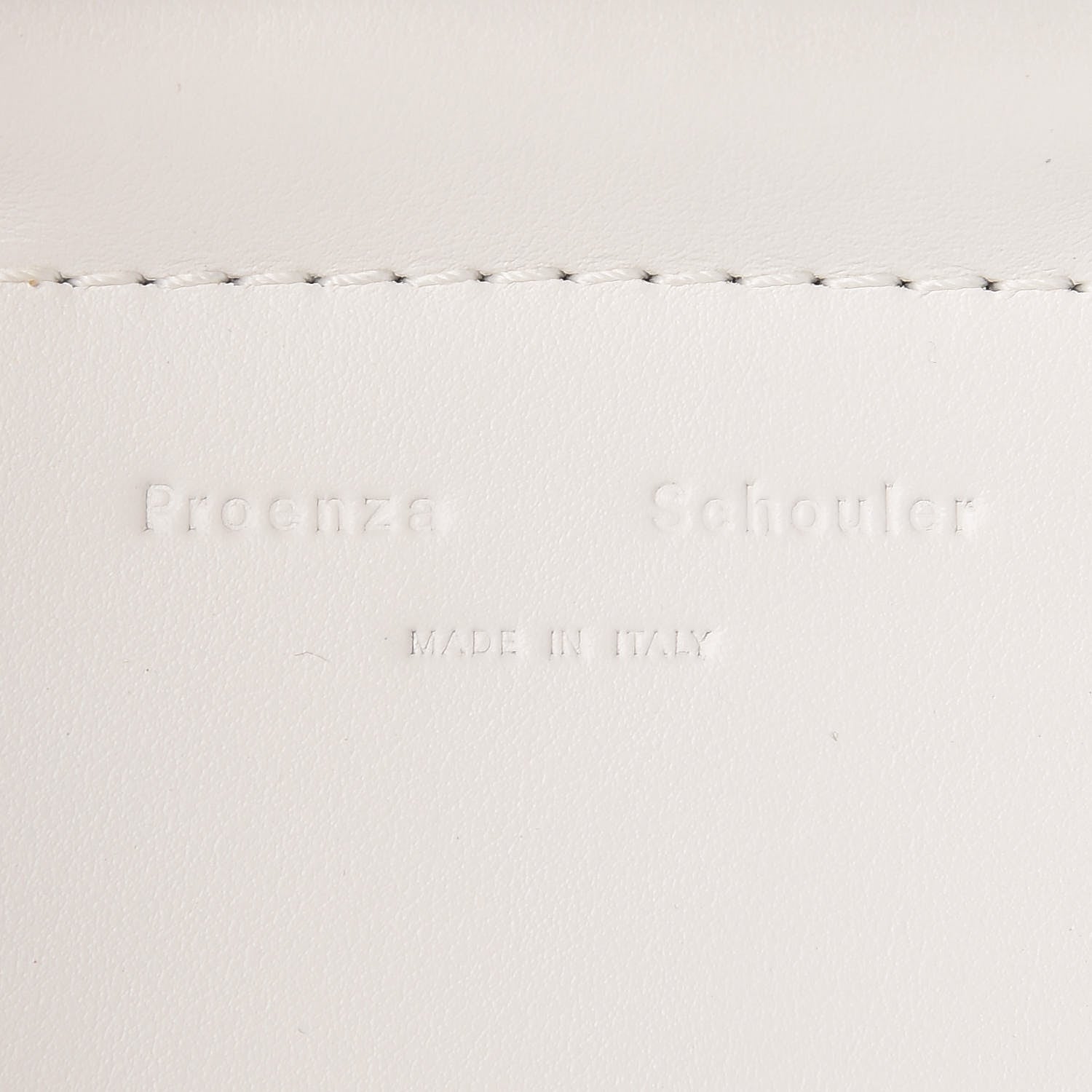 Proenza Schouler Calfskin Vertical Zip Backpack White 11 of 13