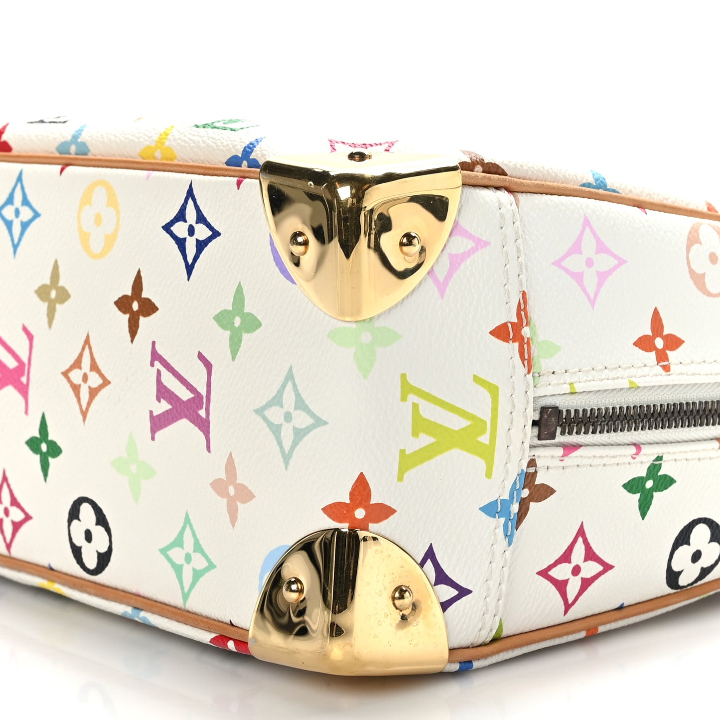 Monogram Multicolor Trouville White