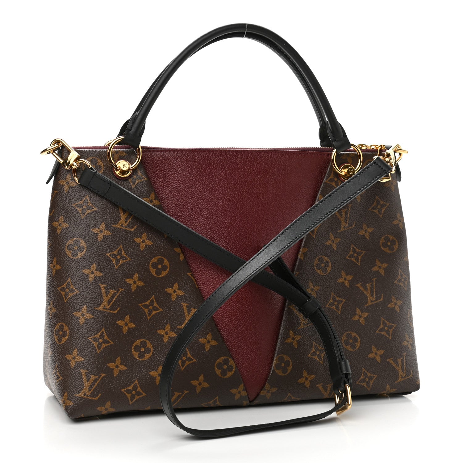 Louis Vuitton Monogram V Tote MM Bordeaux 3 of 11