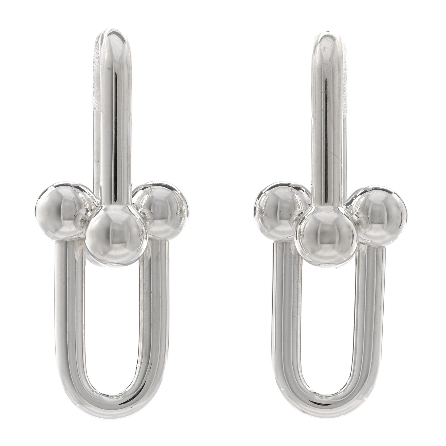 Sterling Silver Extra Large HardWear Link Earrings