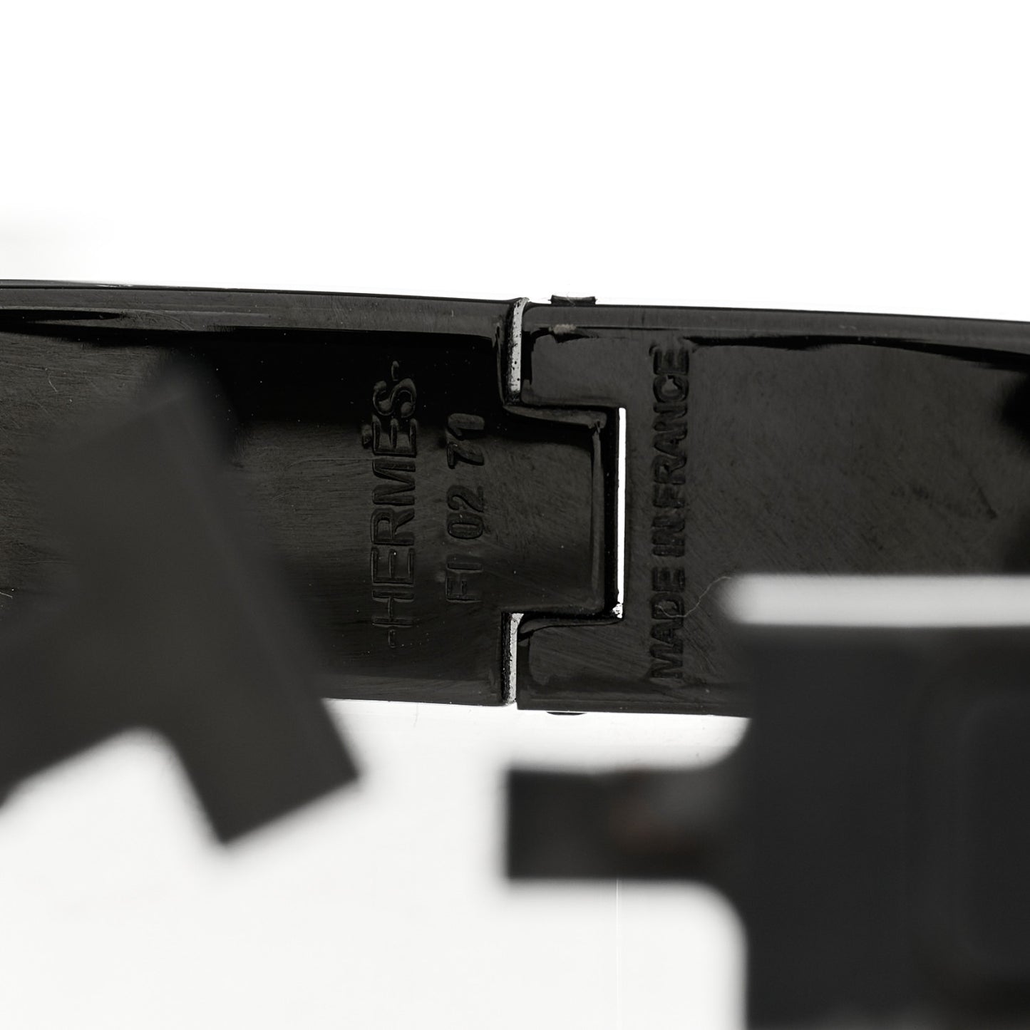 Matte Enamel Narrow Clic Clac HH Bracelet T3 So Black
