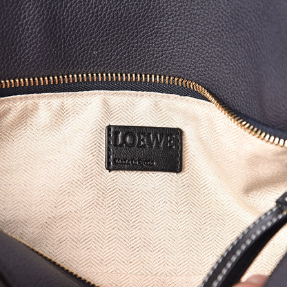 Loewe Calfskin Medium Puzzle Bag Midnight Blue Black 6 of 10