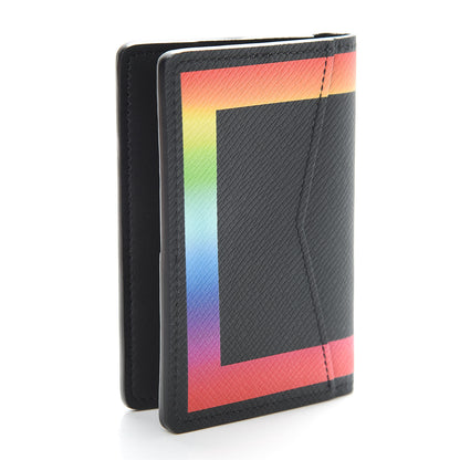 Louis Vuitton Taiga Rainbow Pocket Organizer Black 3 of 7