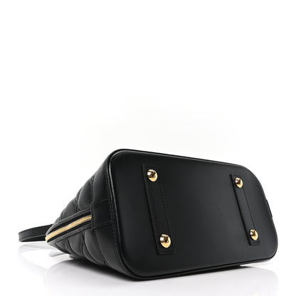 Louis Vuitton Lambskin Studded Malletage Alma PM Black 4 of 10