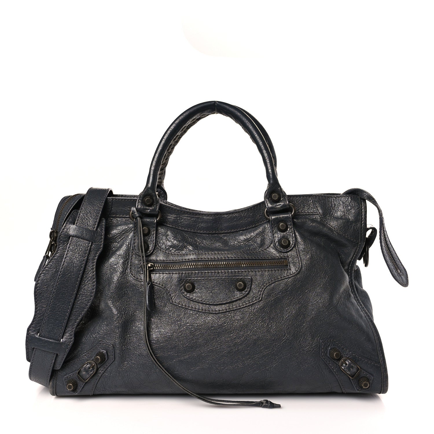 Balenciaga Agneau Giant 12 Gunmetal Hardware City Gris Fossile 1 of 9