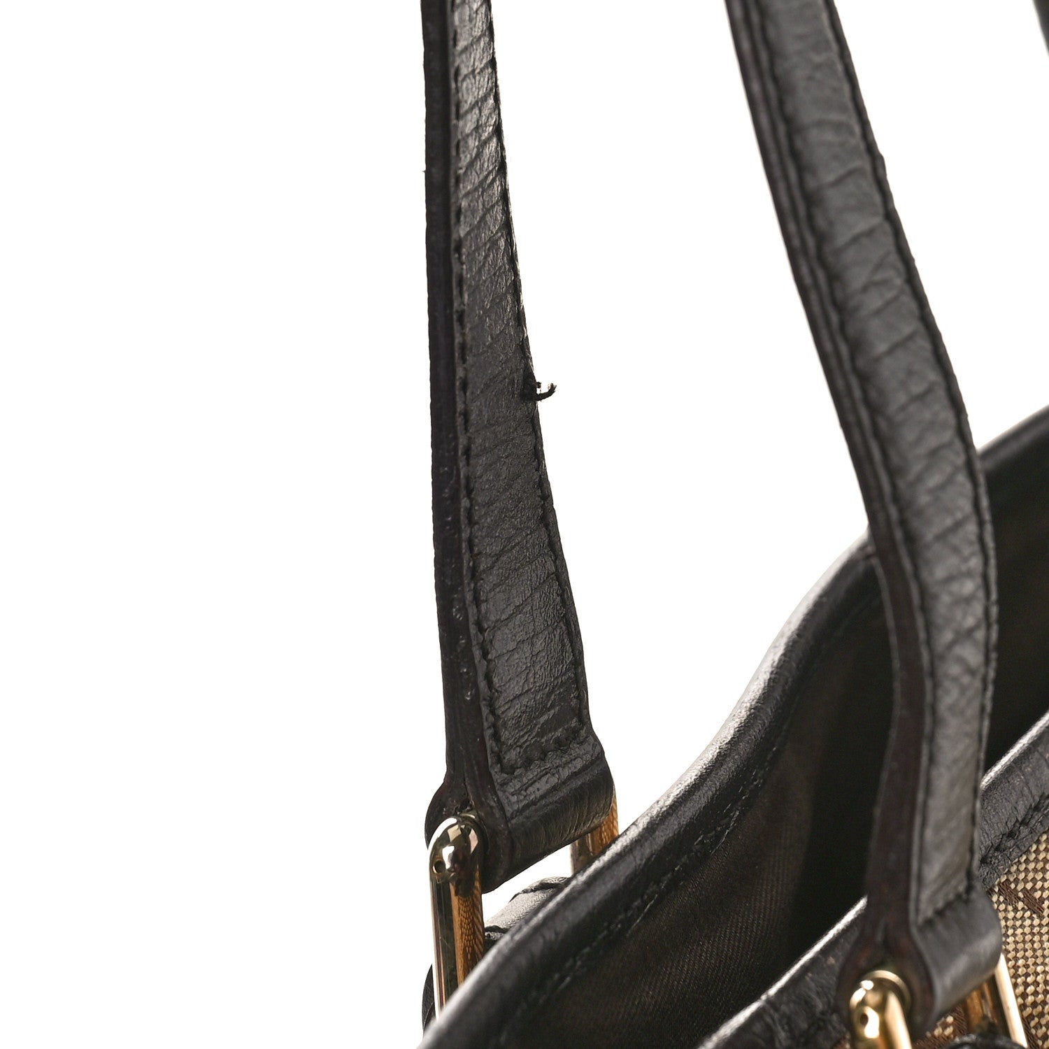 Gucci Monogram Medium Jolicoeur Tote Dark Brown 10 of 13