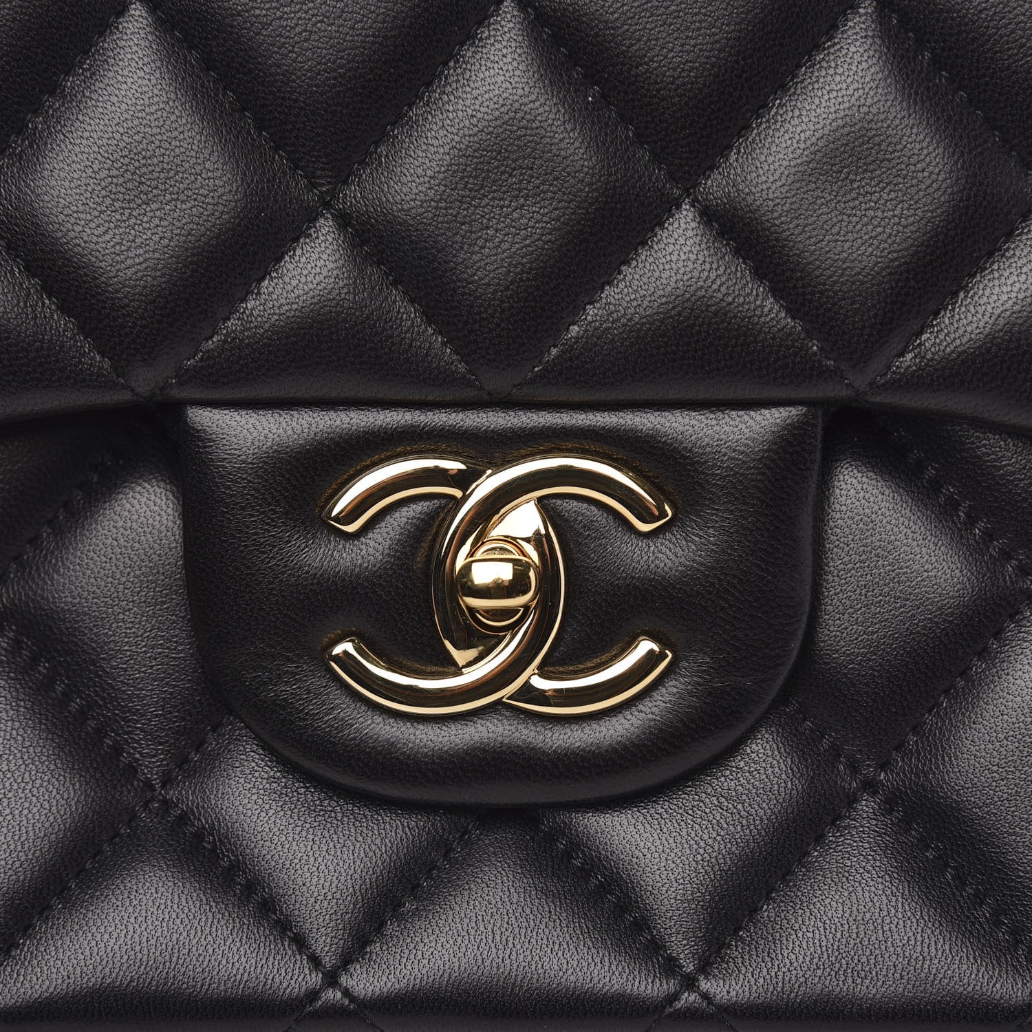 Chanel Lambskin Quilted Maxi Double Flap Black 11 of 16