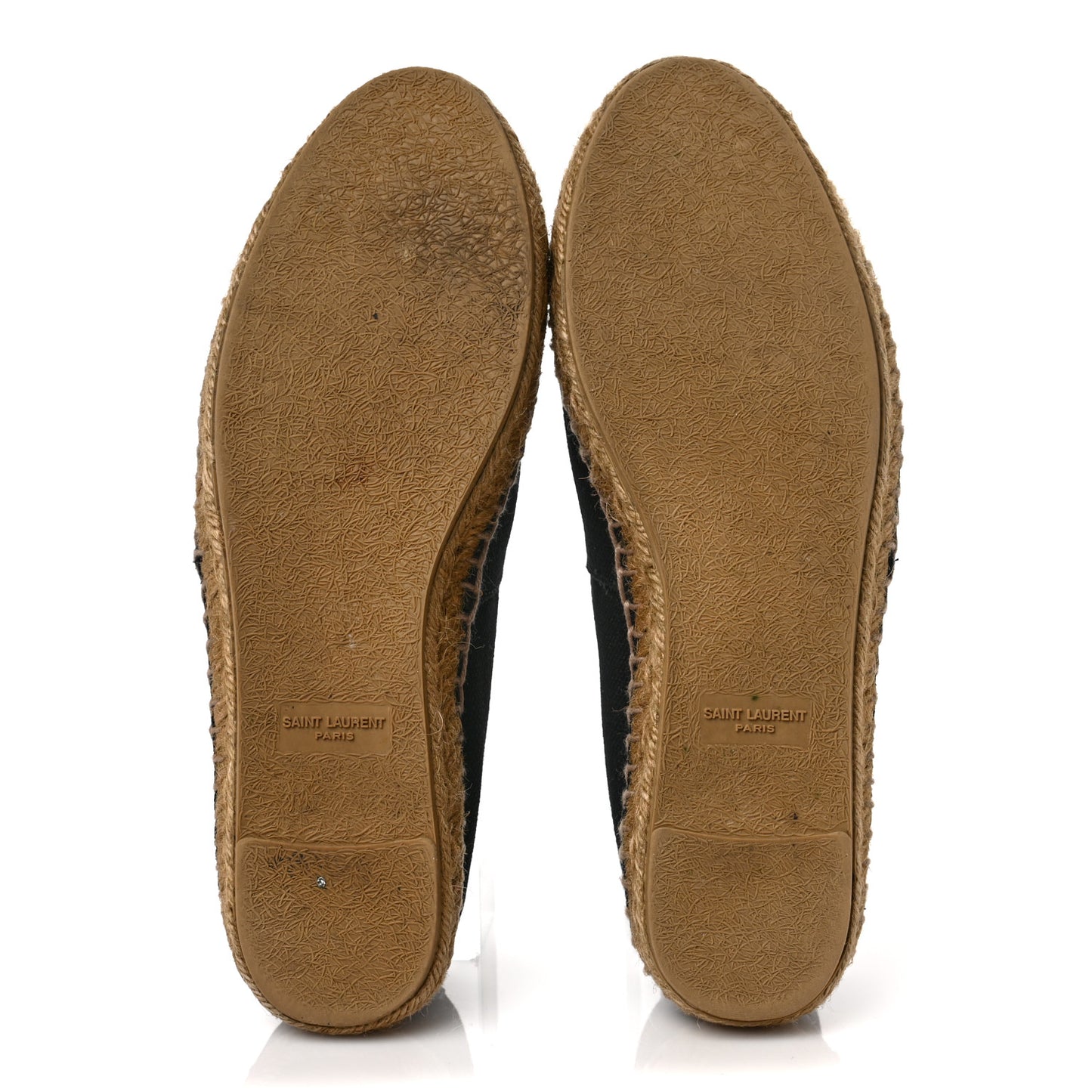 Canvas Nappa Elba Light Logo Embroidered Espadrilles 39 Black