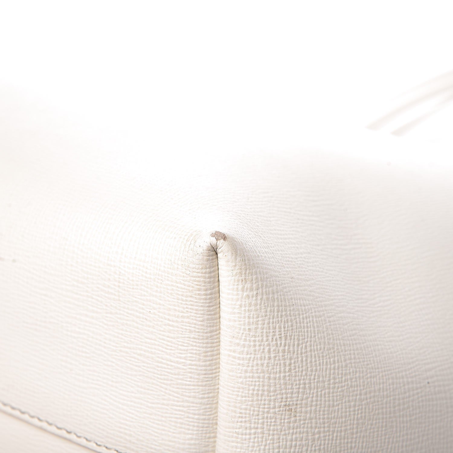 Tom Ford Grained Calfskin Small T Tote White 9 of 14